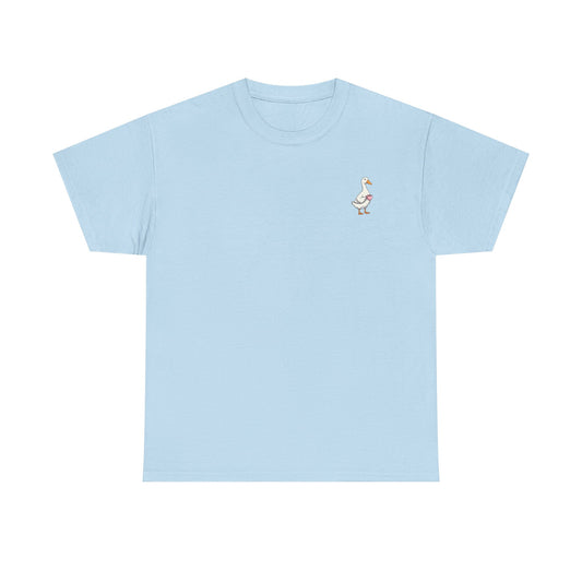 Coffee Duck T-Shirt — "Life Happens. Coffee Helps." Graphic Tee
