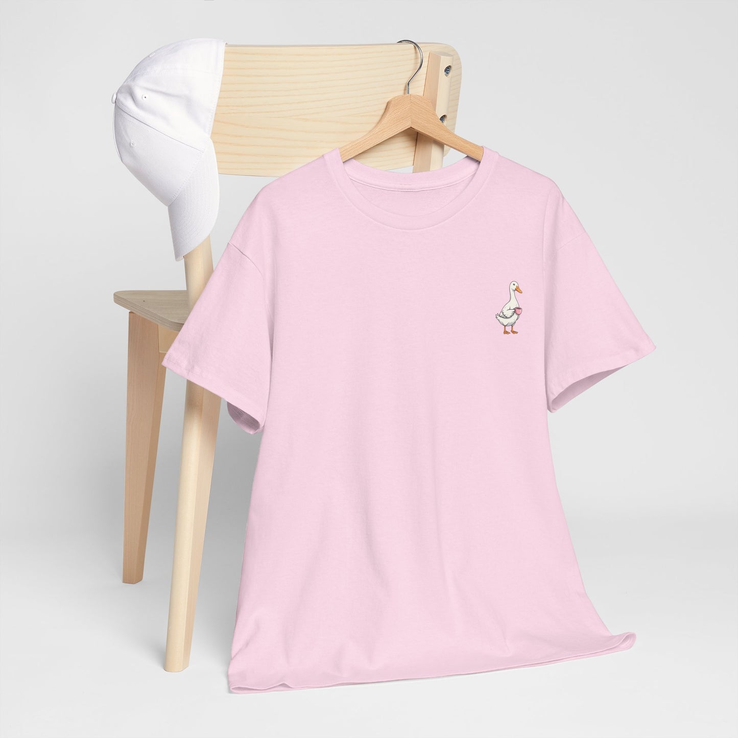 Coffee Duck T-Shirt — "Life Happens. Coffee Helps." Graphic Tee