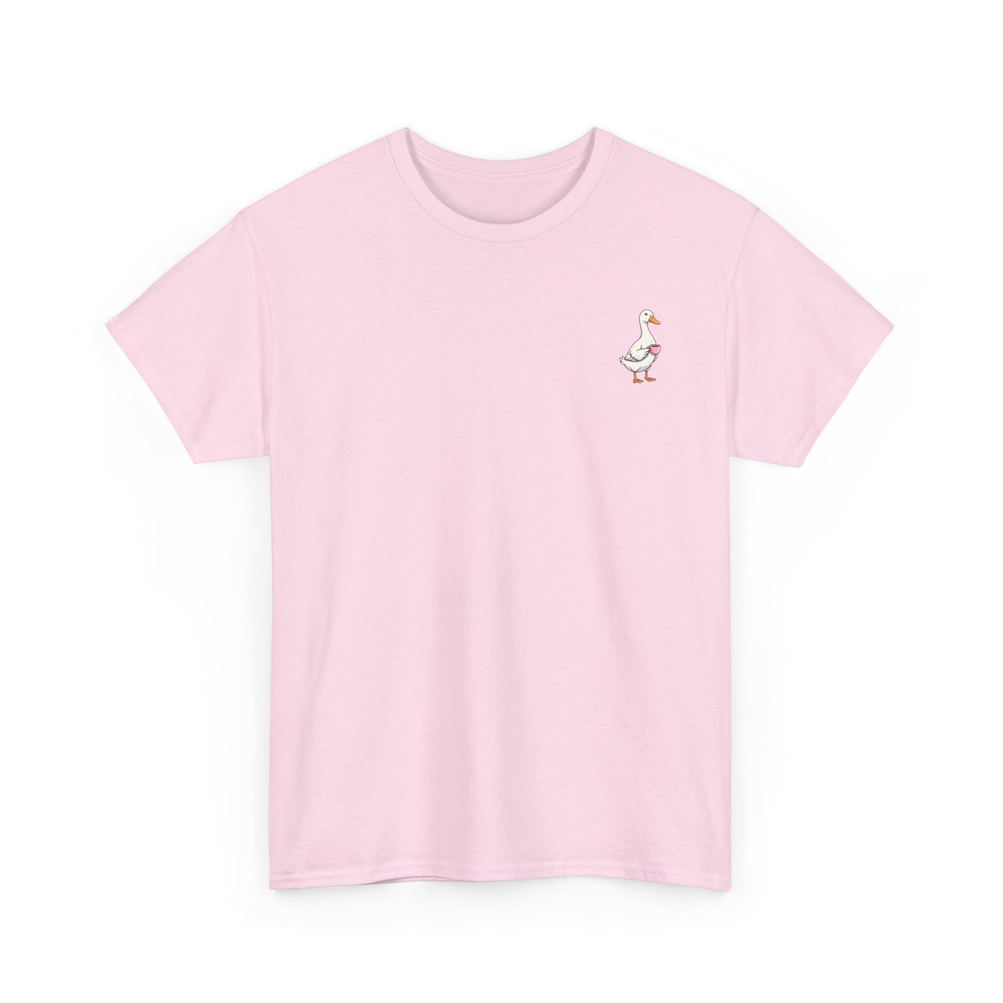 Coffee Duck T-Shirt — "Life Happens. Coffee Helps." Graphic Tee
