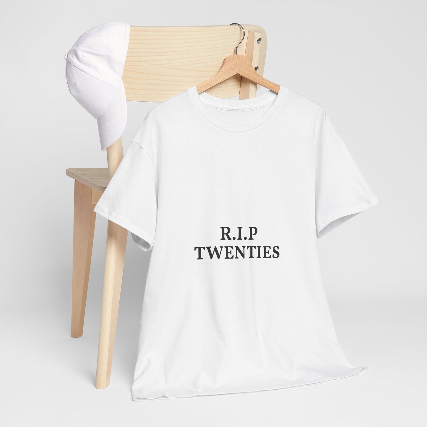 T-Shirt — "R.I.P. Twenties" Vintage Duck Graphic