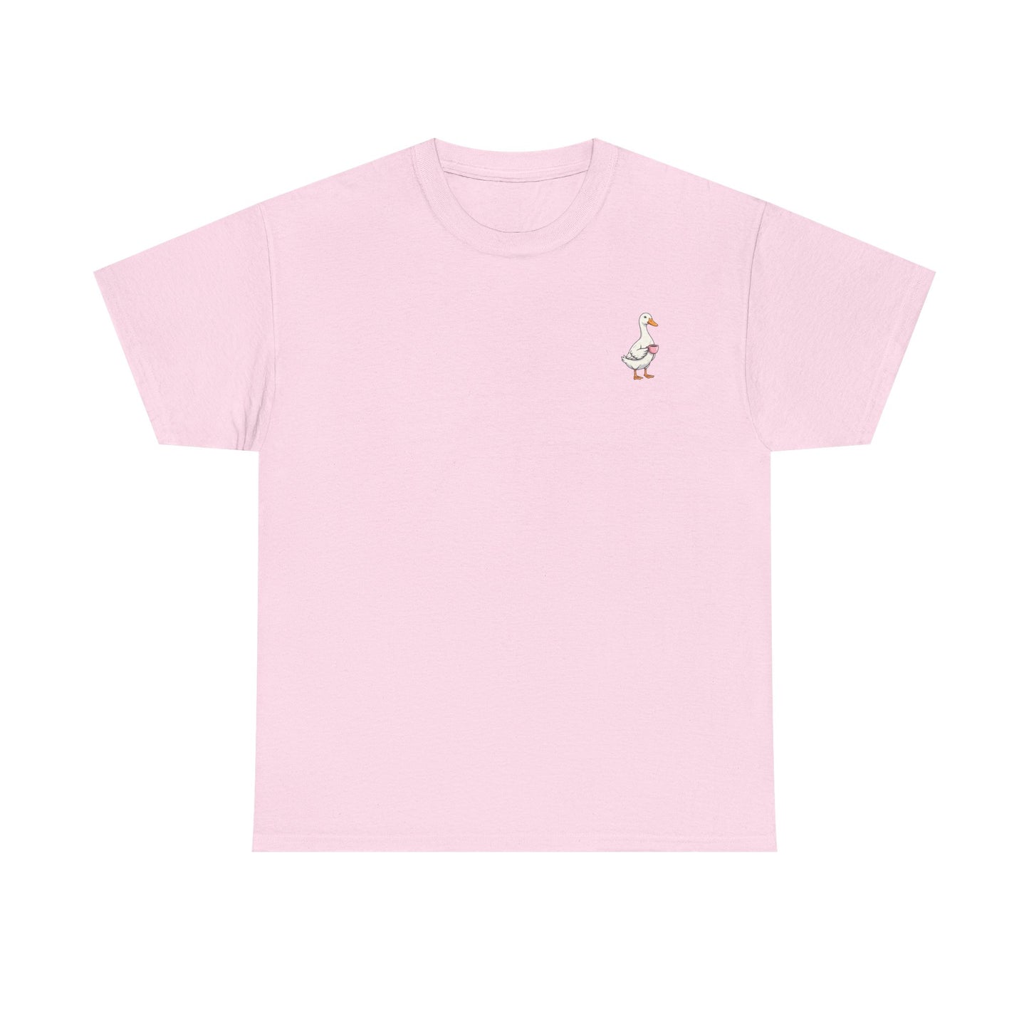 Coffee Duck T-Shirt — "Life Happens. Coffee Helps." Graphic Tee