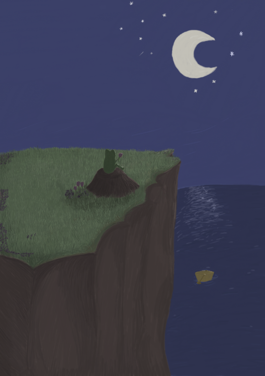 Moonlite Frog Poster (Digital Download)
