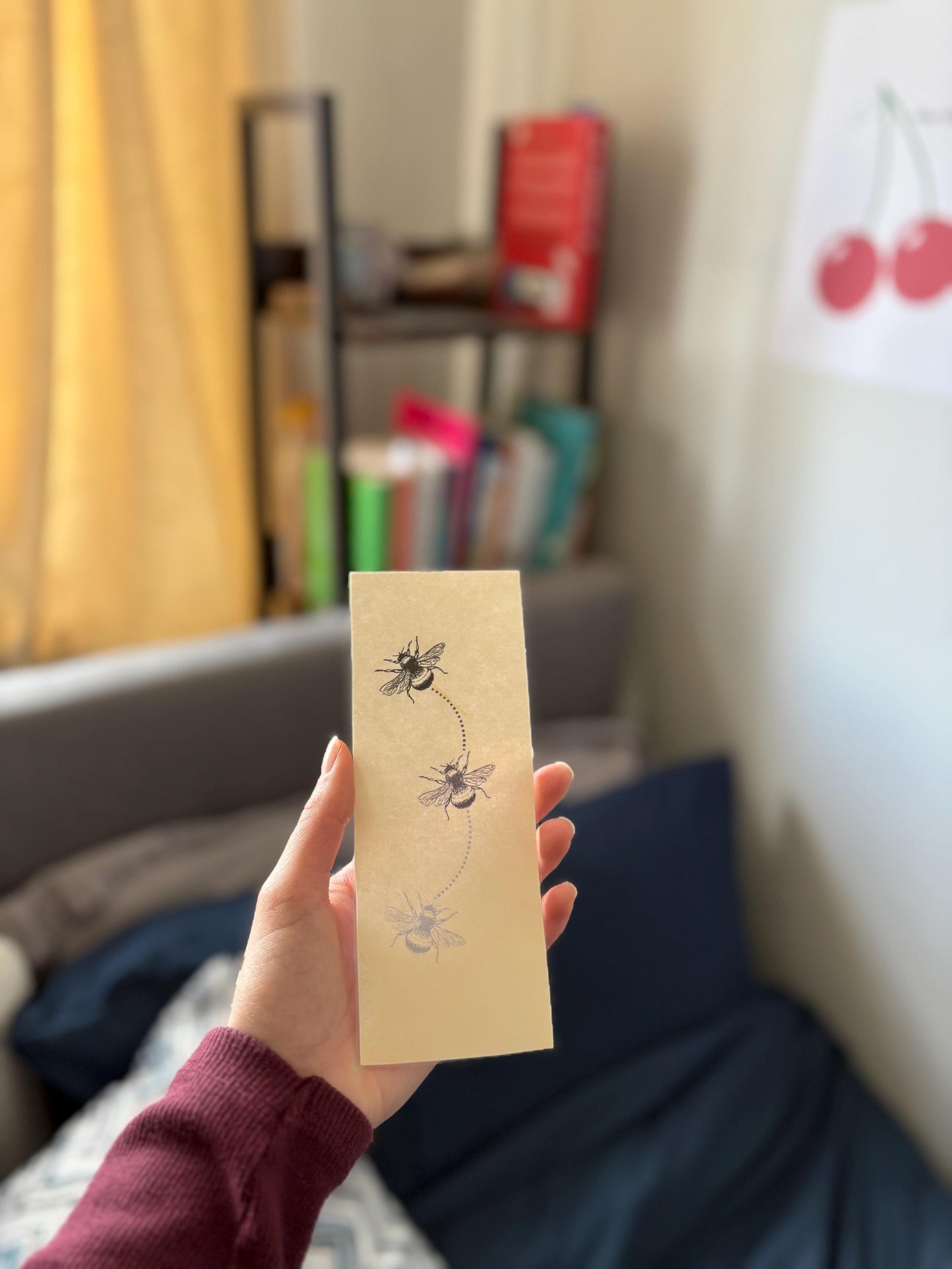 Bumble Bee Bookmark: To Bee Continued - Book Lover Gift (Digital Design)
