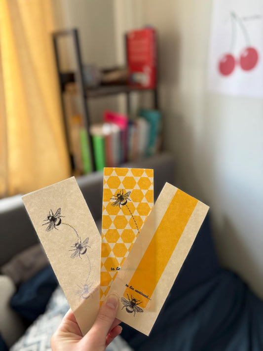Bumble Bee Bookmark: To Bee Continued - Book Lover Gift (Digital Design)
