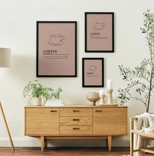 Coffee Definition Print: Humorous Coffee Lover Wall Art (Digital Download A2, A4, A5 Sizes)